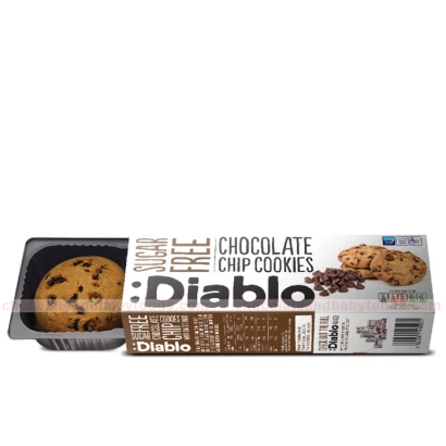 Diablo Sugar Free Chocolate Chip Cookies 130gm