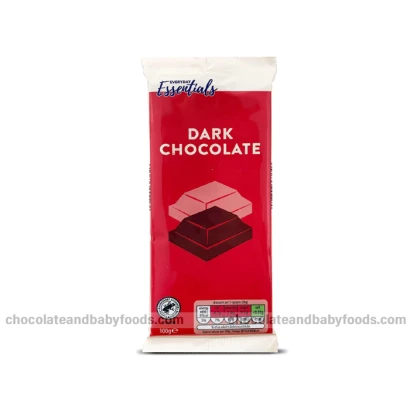 Essentials Dark Chocolate Bar 100gm