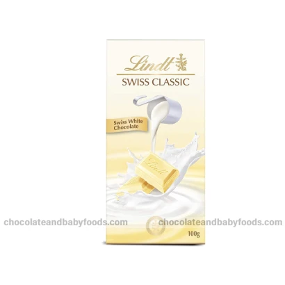 Lindt Swiss Classic Swiss White Chocolate 100gm