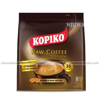Kopiko Kaw Coffee 3in1 Strong & Rich Coffee (35 Sachets) 700G