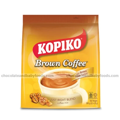 Kopiko Brown Coffee with Brown Palm Sugar (22 Sachets) 550G