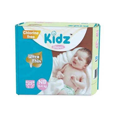 Kidz Diapers NB (0-4kg) 25pcs