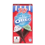 Joy Sugar Cones Made With Oreo Cookie Pieces 142G