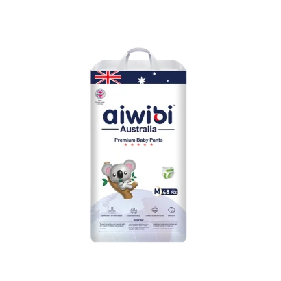 Aiwibi Australia Premium Baby Pants M (6-11KG) 48pcs