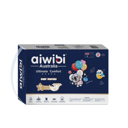 Aiwibi Australia Ultimate Comfort Baby Diapers belt M (6-11KG) 54pcs