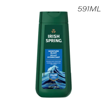Irish Spring Moisture Blast Face + Body Wash 591ml