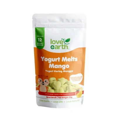 Love Earth Yogurt Melts Mango (From 12 Months) 20gm