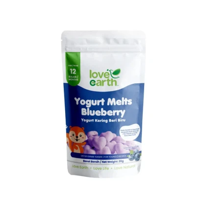 Love Earth Yogurt Melts Blueberry (From 12 Months) 20gm