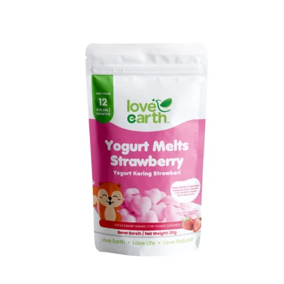 Love Earth Yogurt Melts Strawberry (From 12 Months) 20gm