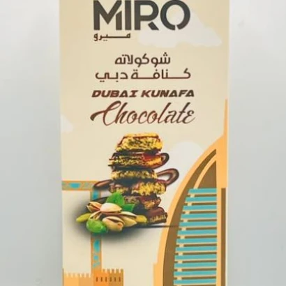 Miro Dubai Kunafa Chocolate Bar 200gm