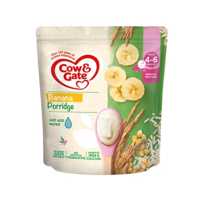 Cow & Gate Banana Porridge (From 4 to 6 Months) 125gm