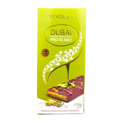 Vivolaa Dubai Kunafa Chocolate & Pistachio 200g