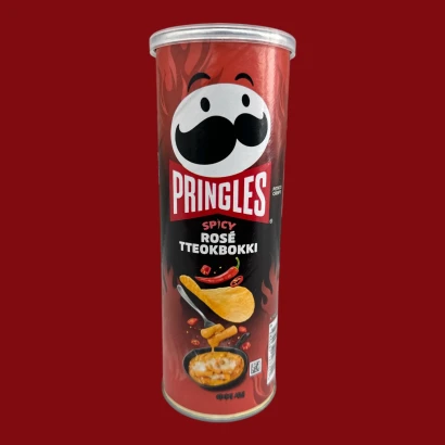 Pringles Spicy Rose Tteokbokki Chips 102g