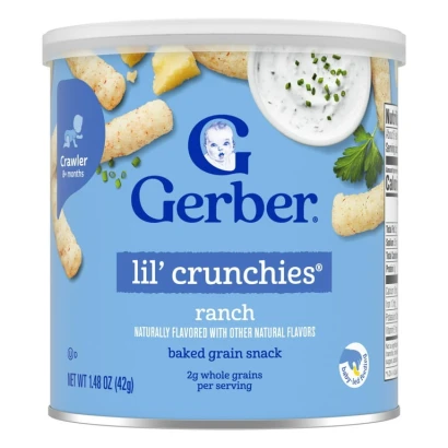 Gerber Lil' Crunchies Ranch (8+ Months) 42gm