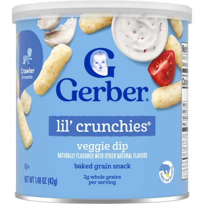 Gerber Lil' Crunchies Veggie Dip (8+ Months) 42gm