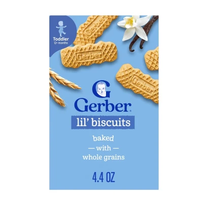 Gerber Snacks for Toddler Lil' Biscuits (From 12+mnths) 126gm