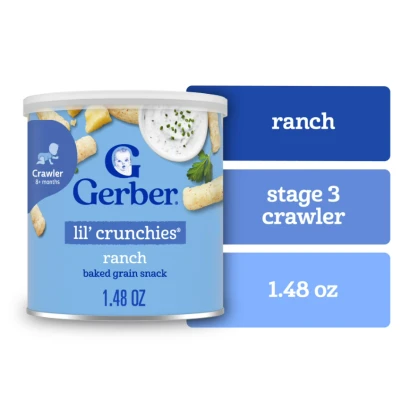 Gerber Lil' Crunchies Ranch (8+ Months) 42gm