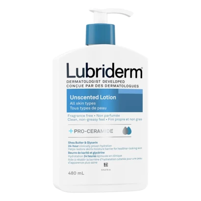 Lubriderm Unscented Lotion (All Skin Type) 480ml