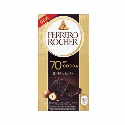 Ferrero Rocher Bar 70% Extra Dark 90gm