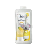 Aiwibi Kid's Toothpaste & Toothbrush Set (Yellow)