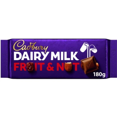 Cadbury Dairy Milk Fruit & Nut Chocolate Bar 180gm