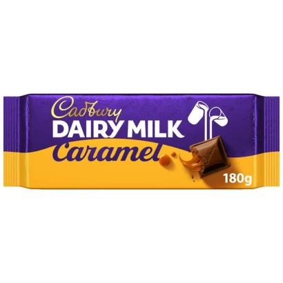 Cadbury Dairy Milk Caramel Chocolate Bar 180gm