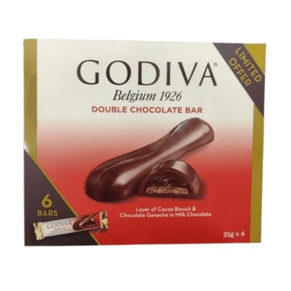 Godiva Belgium 1926 Double Chocolate Bar