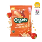 Organix Strawberry Weaning Wands (From 6+ Months) 25g