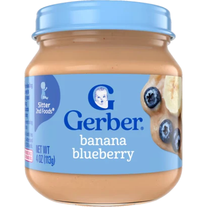 Gerber Banana & Blueberry Custard 113gm