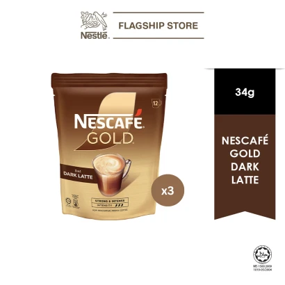 Nescafe Gold 3in1 Dark Latte Coffee (12pack)