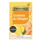Twinings Lemon & Ginger Green Tea (20 Tea Bags) 40gm